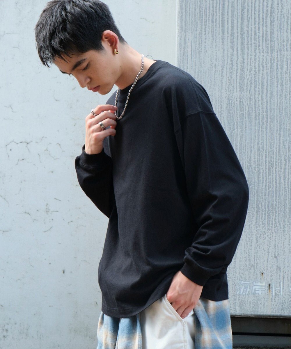 WEGO ビッグコットンT（LS） 