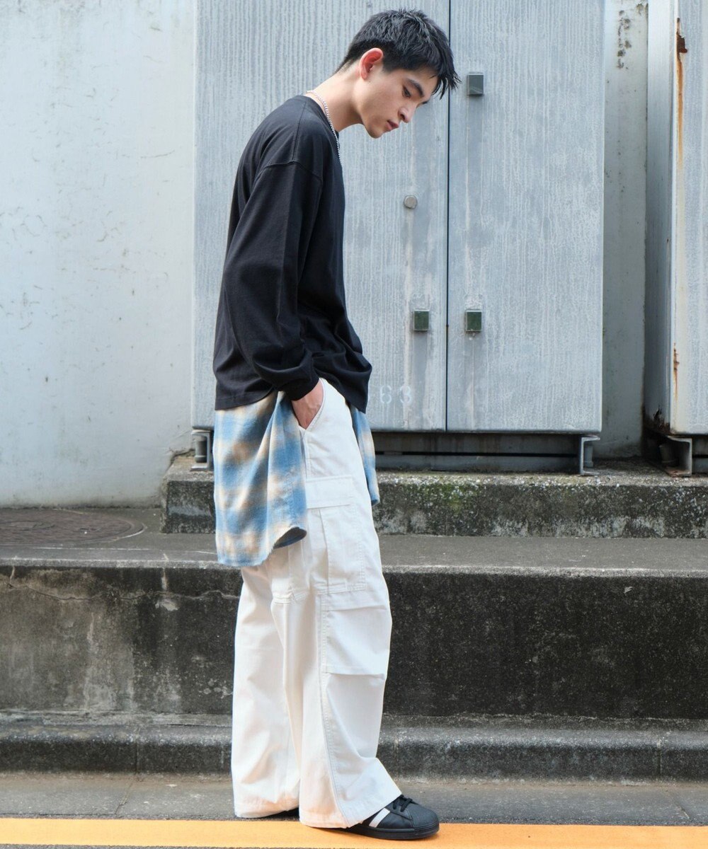 WEGO ビッグコットンT（LS） 