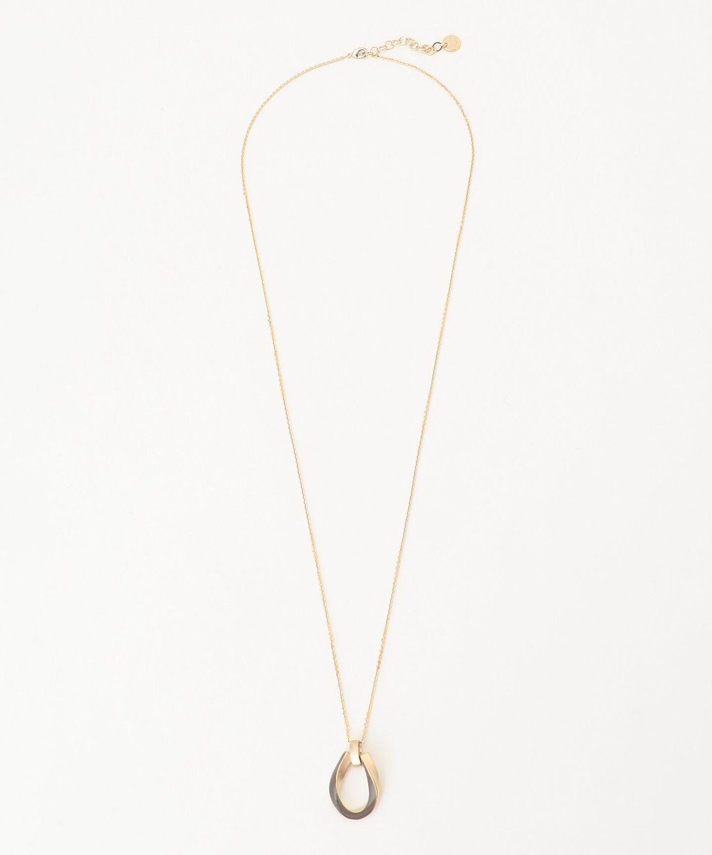 J.PRESS LADIES リバーシブルドロップエポ ネックレス 