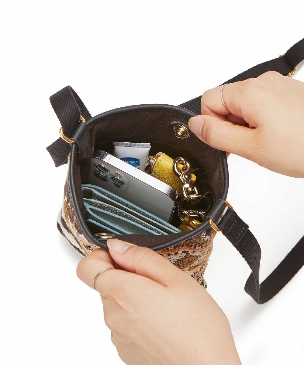 TOPKAPI 【TREASURE TOPKAPI】アニマルジャガード ミニポシェット ショルダーバッグ 