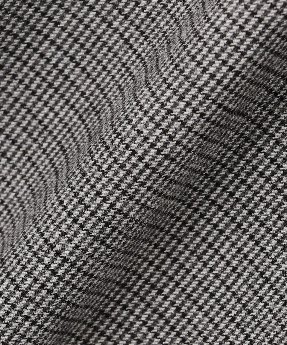 J.PRESS LADIES 【洗える】チェルビック チェック セミワイド パンツ 