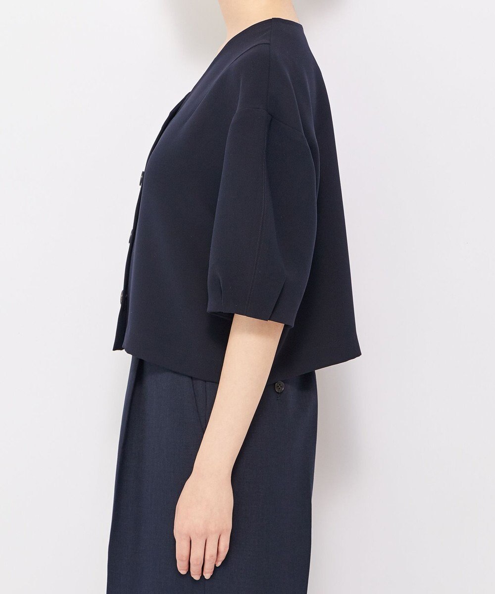 uncrave ウォッシャブルダブルクロス ブラウス 