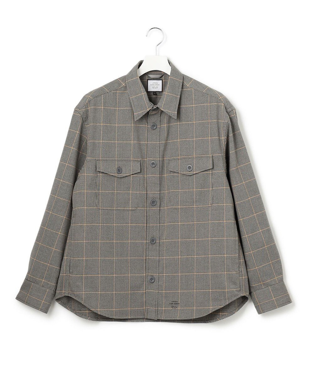 J.PRESS YORK STREET 【UNISEX】チェックストレッチCPOジャケット 
