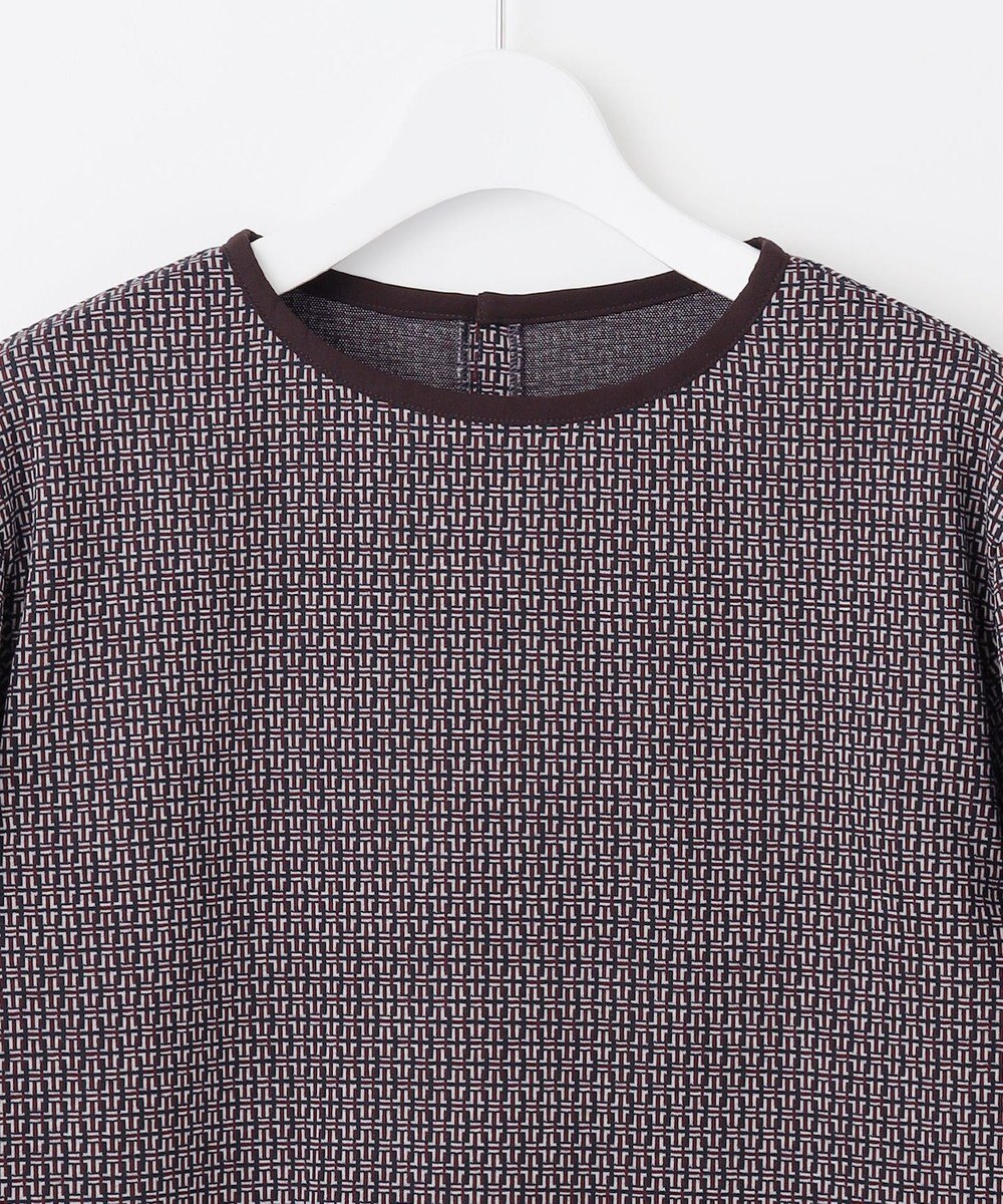 J.PRESS LADIES S 幾何ジャカード カットソー 