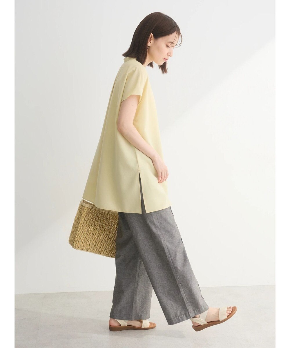 Green Parks 接触冷感　比翼ボタンチュニック 