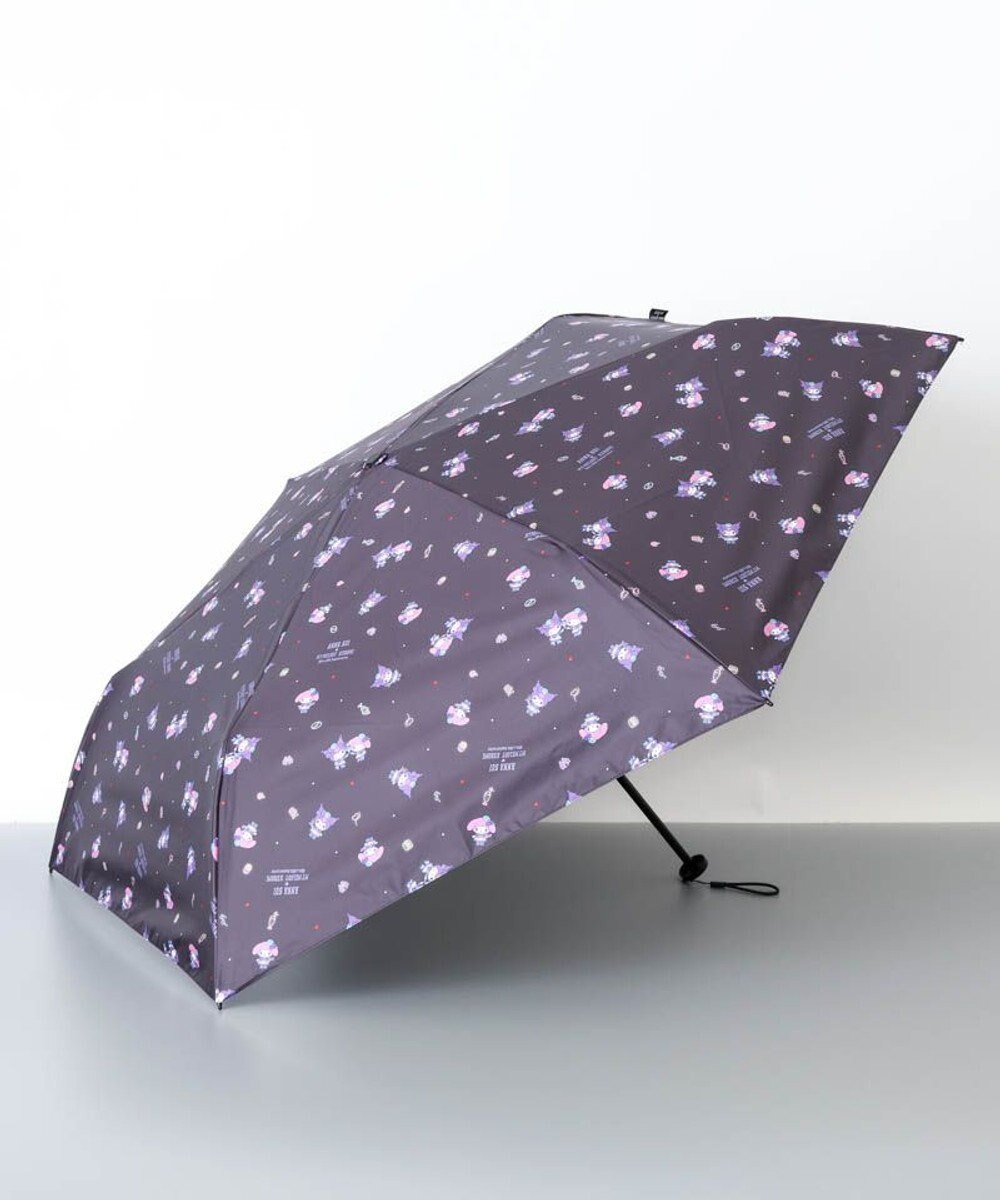 AURORA 【 ANNA SUI（アナ スイ）】マイメロディ&クロミ 晴雨兼用傘（折りたたみ傘）総柄 