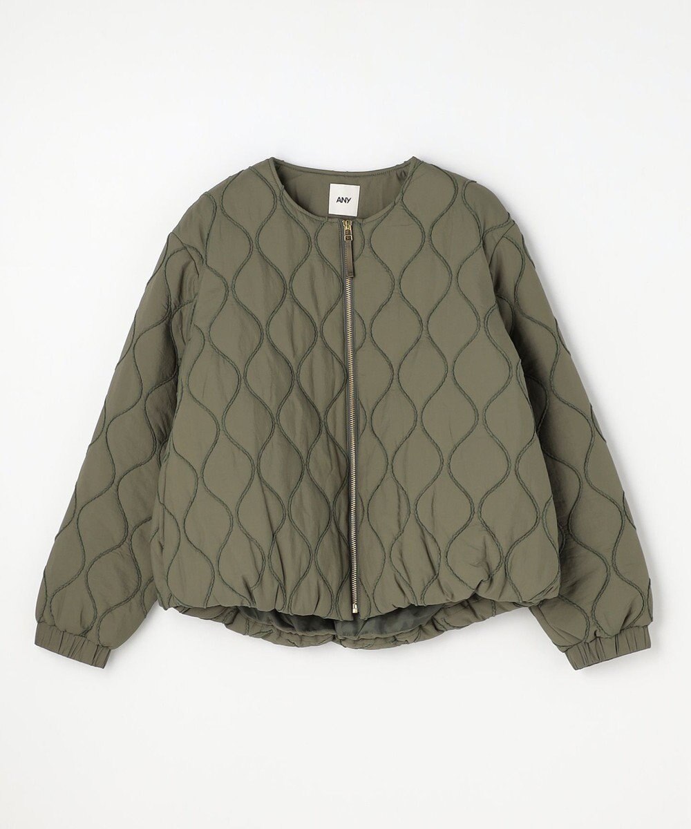 ANY L モールキルトブルゾン 