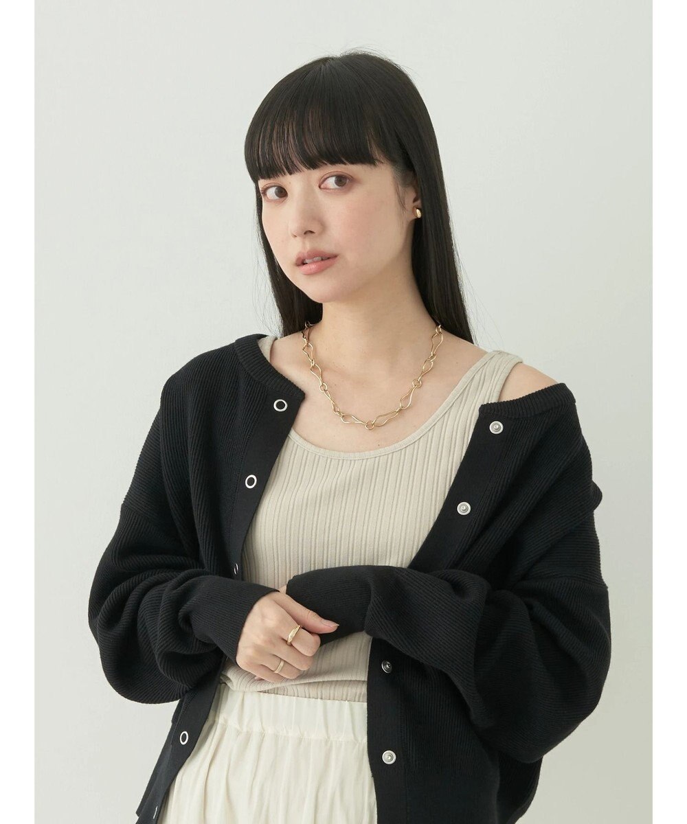 earth music&ecology ２ＷＡＹネックリブタンクトップ 