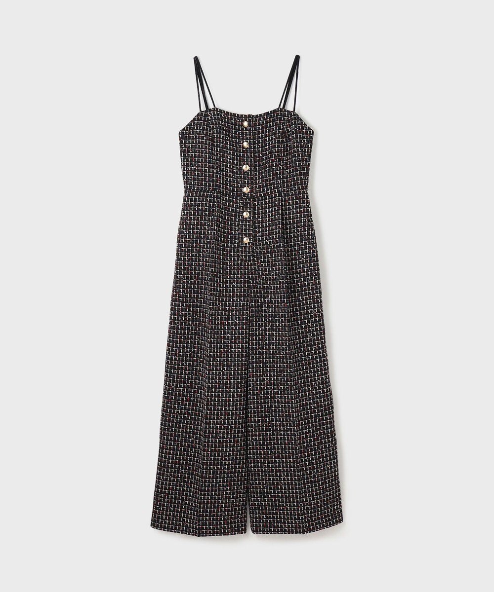 GRACE CONTINENTAL ツイードサロペット 