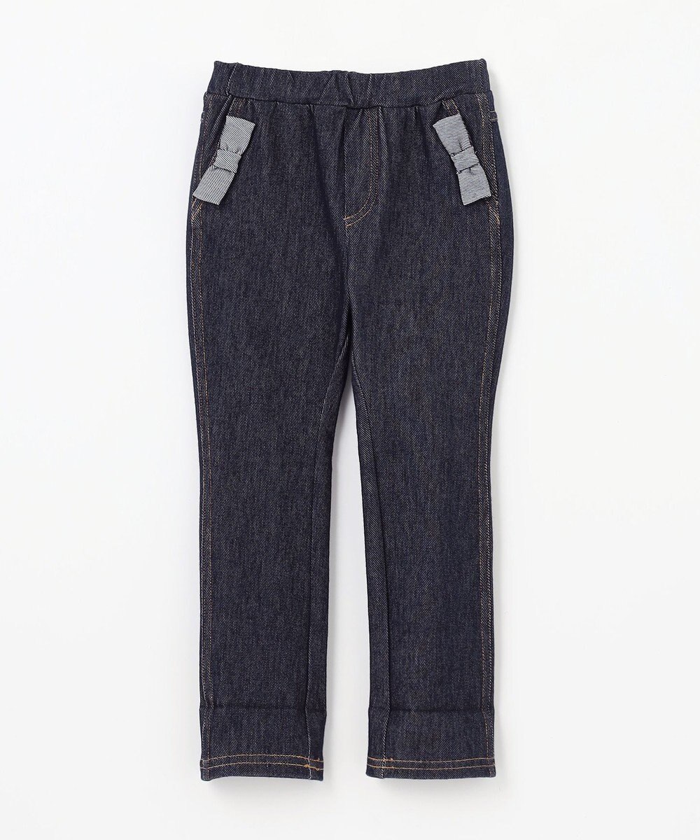 組曲 KIDS 【80-100㎝】デニムニット パンツ 