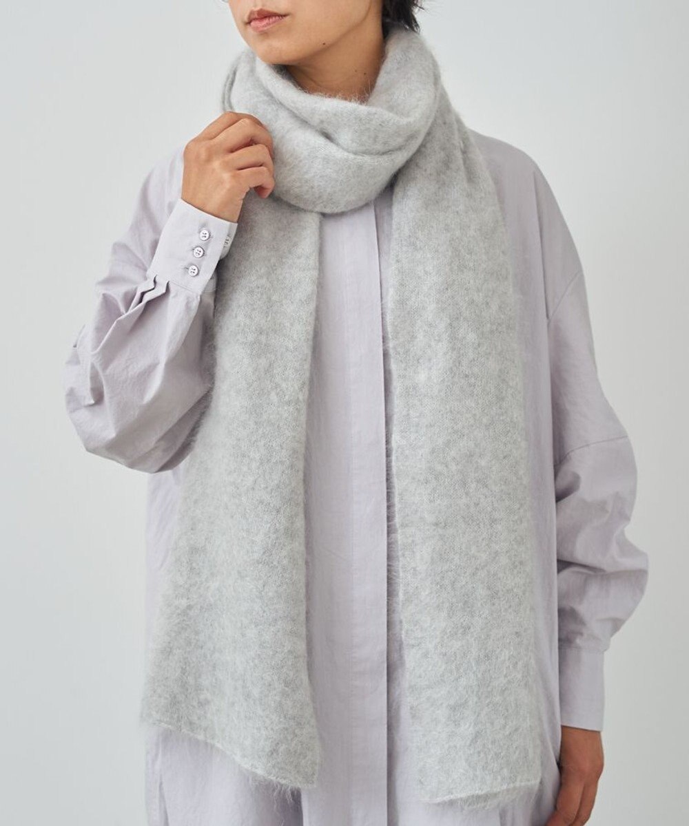 AND WOOL 【ファー加工】カシミヤ100％のストール 