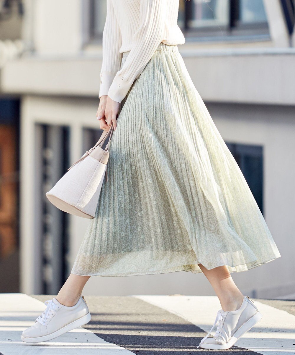 洗える 刺繍風ミニフラワープリント スカート Any Sisファッション通販 公式通販 オンワード クローゼット