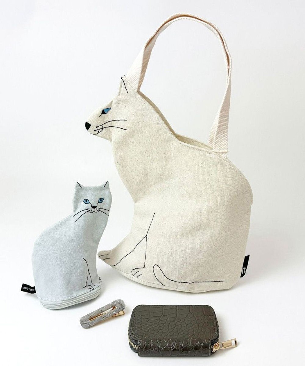 ROOTOTE 1117【ネコポーチ】EU.ウイズルー.オスワリネコ-A 