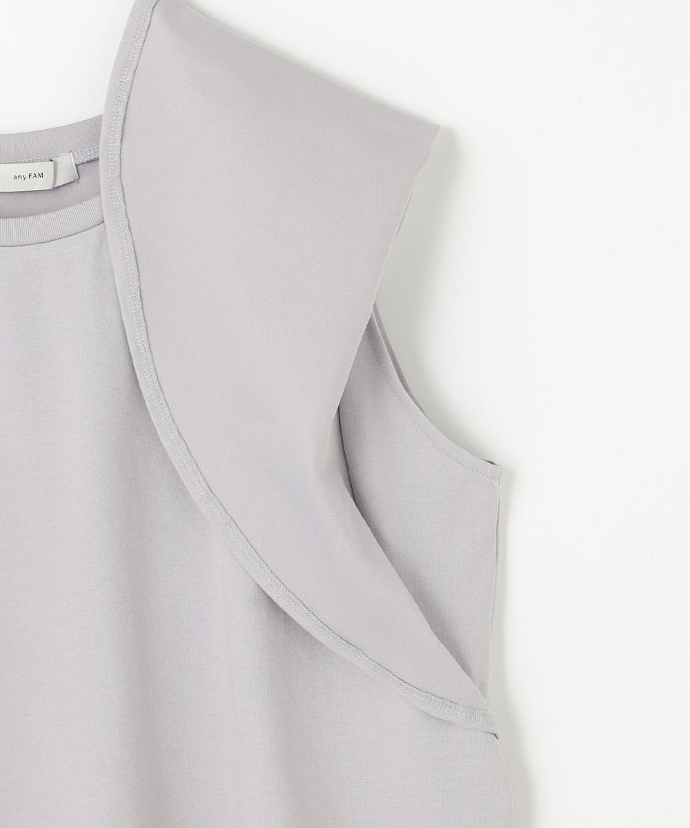 ANY L 【洗濯機可/接触冷感/UVケア】ソロナフリルスリーブプルオーバー 