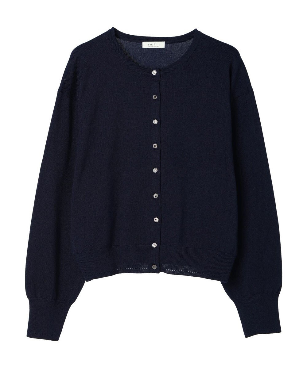 earth music&ecology ＵＶカット加工　ベーシックカーディガン 