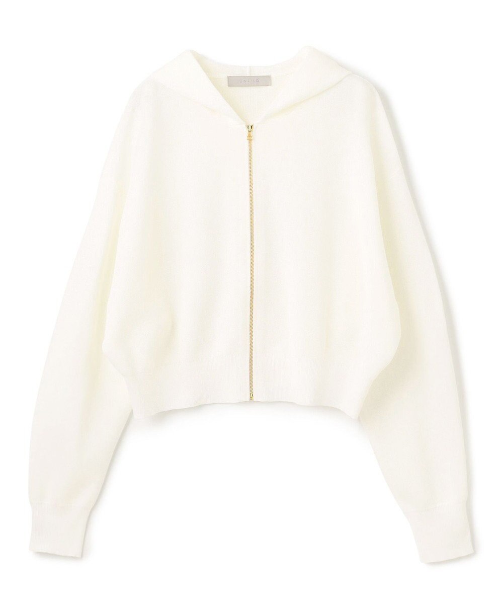 UNFILO シアーダンボールニット ZIPフーディ 