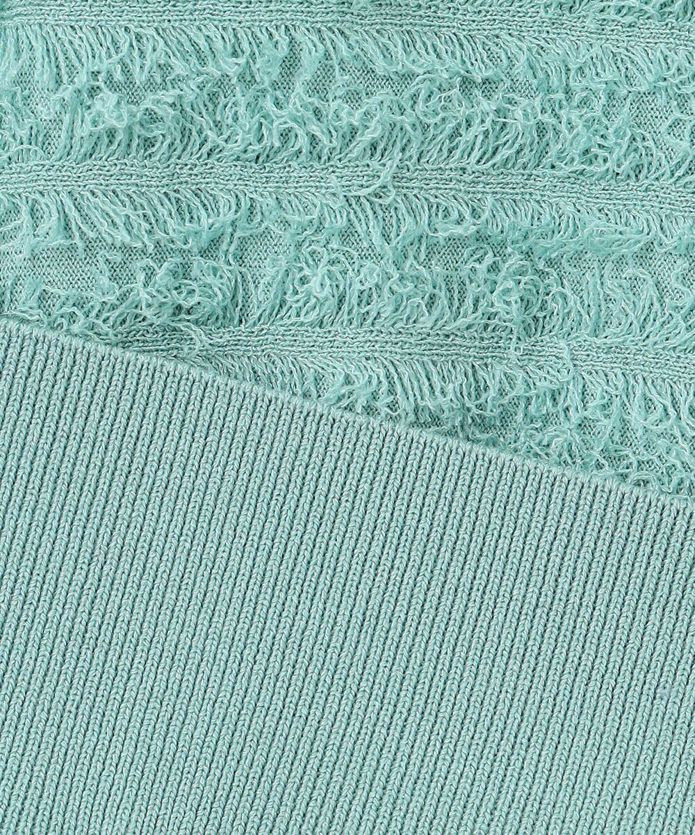 組曲 【WEB限定】カットジャガードドルマンスリーブ ニット 