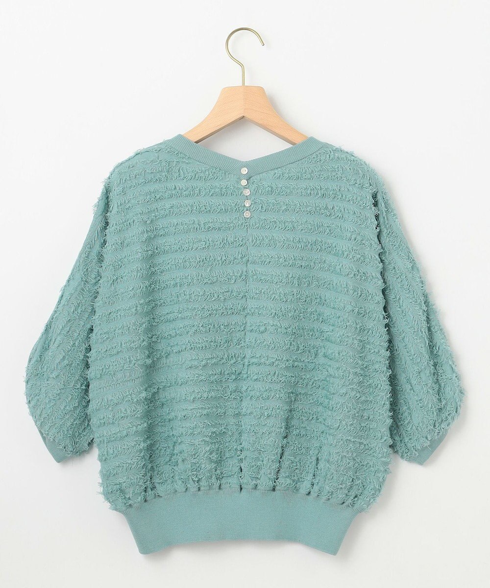 組曲 【WEB限定】カットジャガードドルマンスリーブ ニット 