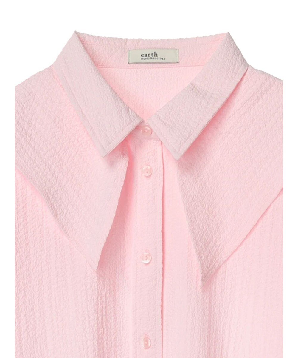 earth music&ecology ダブルカラーシャツ 