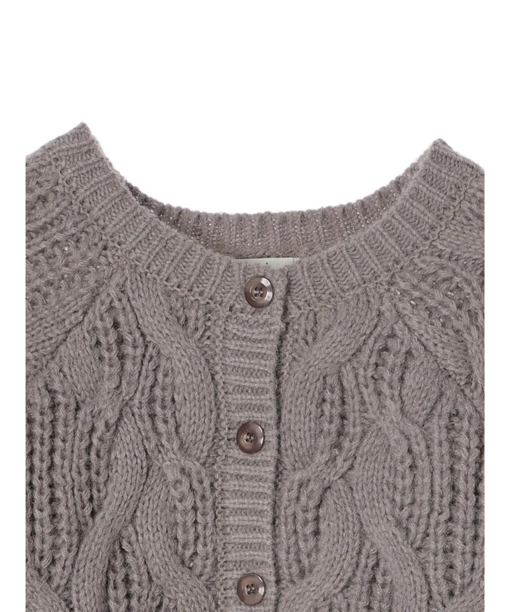 earth music&ecology ｍｉｘケーブルカーディガン 