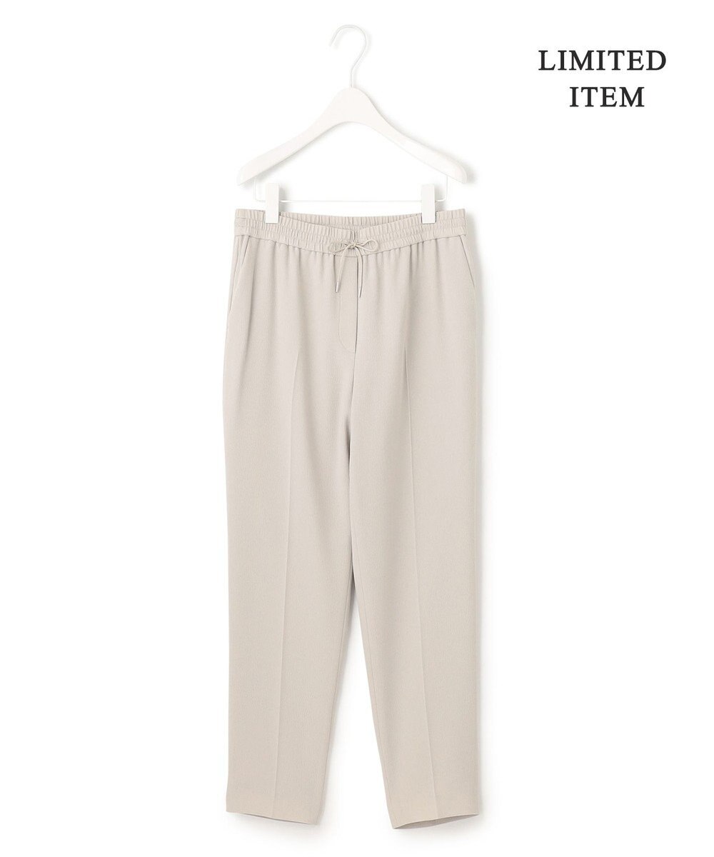 ICB 【WEB限定・洗える】BackSatinGeorgette ドロストパンツ 