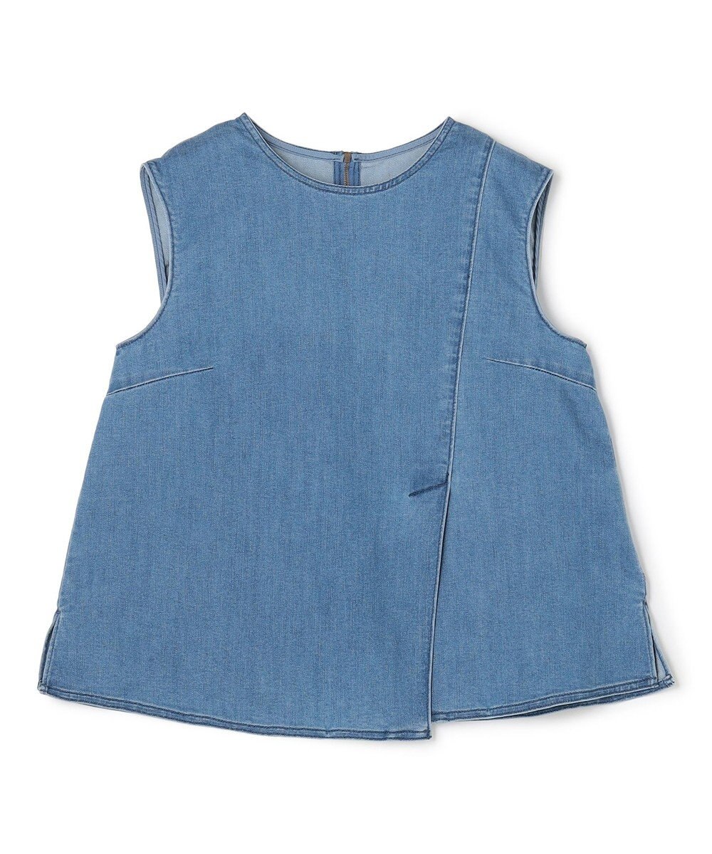 UNFILO 【セットアップ着用可】UNFILO DENIM light ノースリーブブラウス 