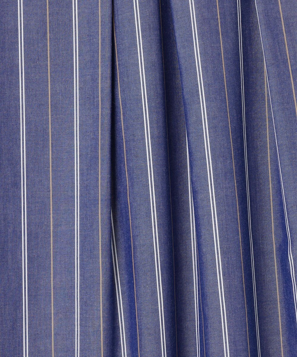 J.PRESS LADIES 【洗える】 セルロース タイプライター ストライプ フレアー スカート 