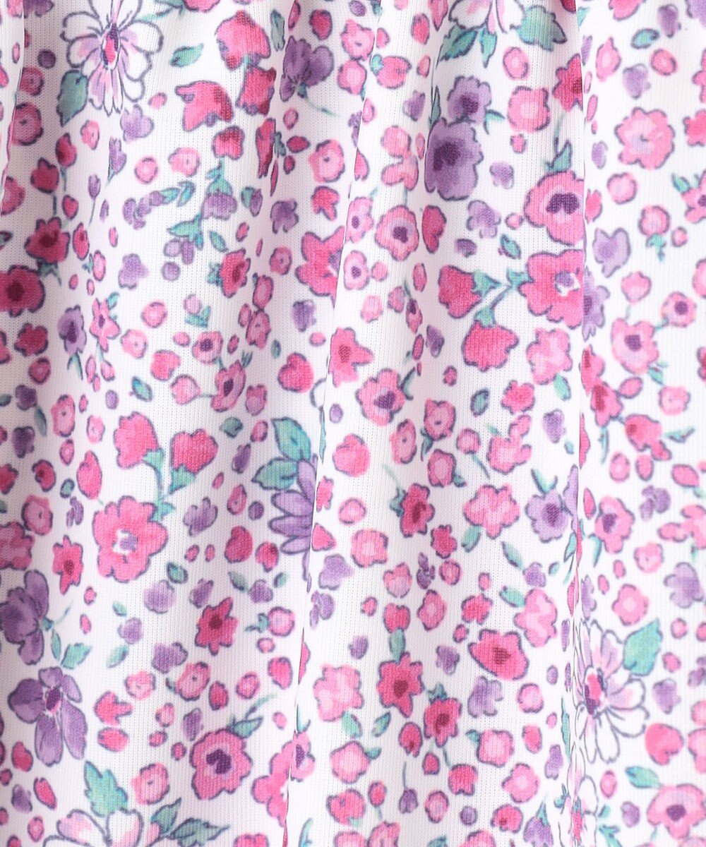 組曲 KIDS 【UVカット】【SS-Lサイズ】トロピカルフラワー スイムウェア(ワンピース) 