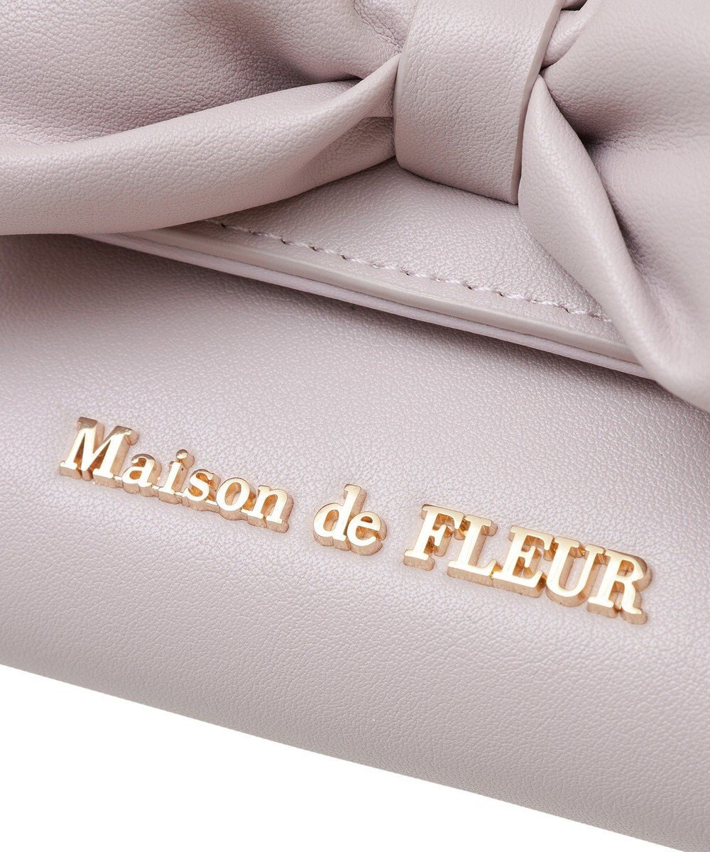 Maison de FLEUR EC限定ボリュームリボンウォレット 