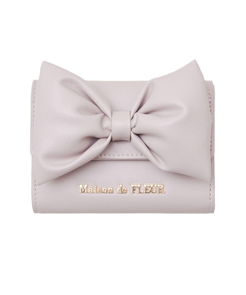 Maison de FLEUR EC限定ボリュームリボンウォレット 
