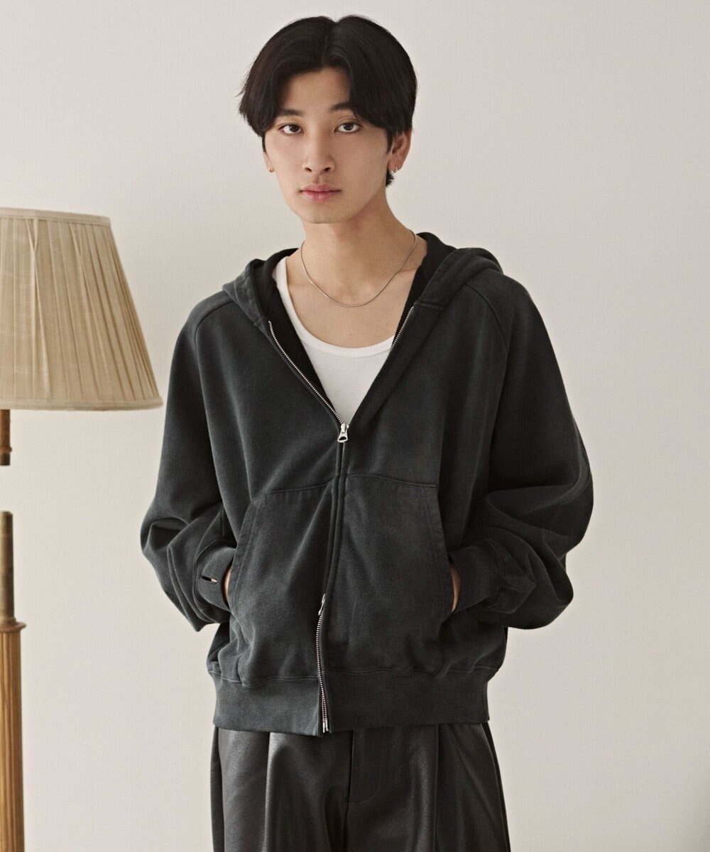 WEGO ショートZIPパーカー 