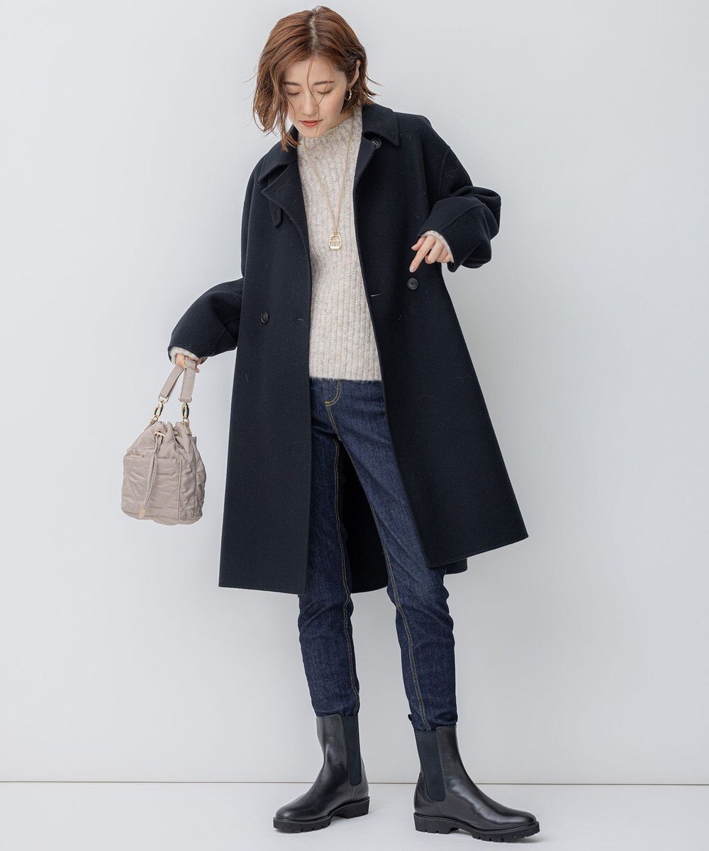 23区 ブラッシュドアルパカブレンド ニット 