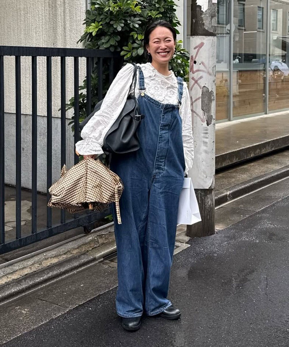 woadblue 【157】Deck-Overall デニムオーバーオール 