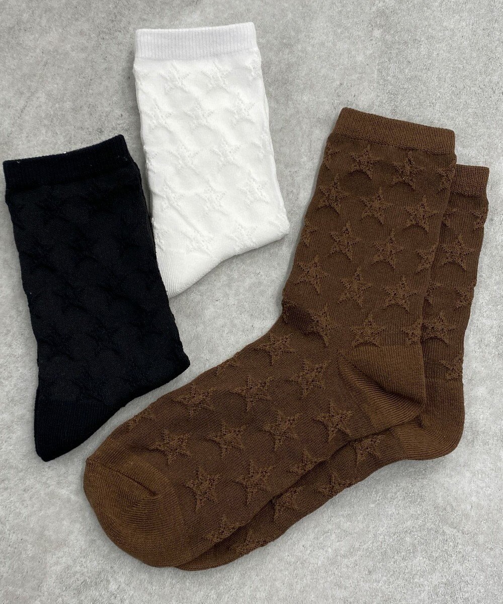 WEGO ポコポコスタークルーソックス 