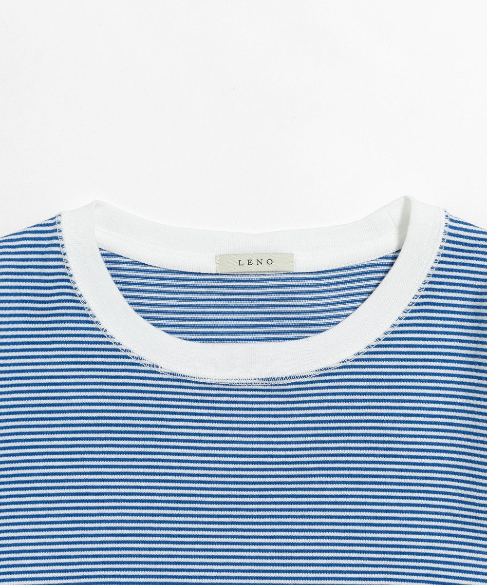 LENO THIN BORDER T-SHIRT / 細ボーダーTシャツ 《UNISEX》 