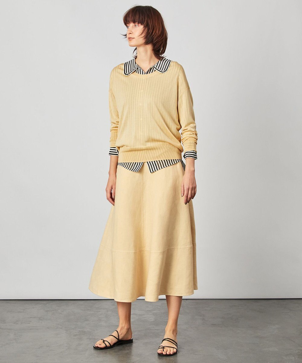 BEIGE， LAGORD / Uネックニット 