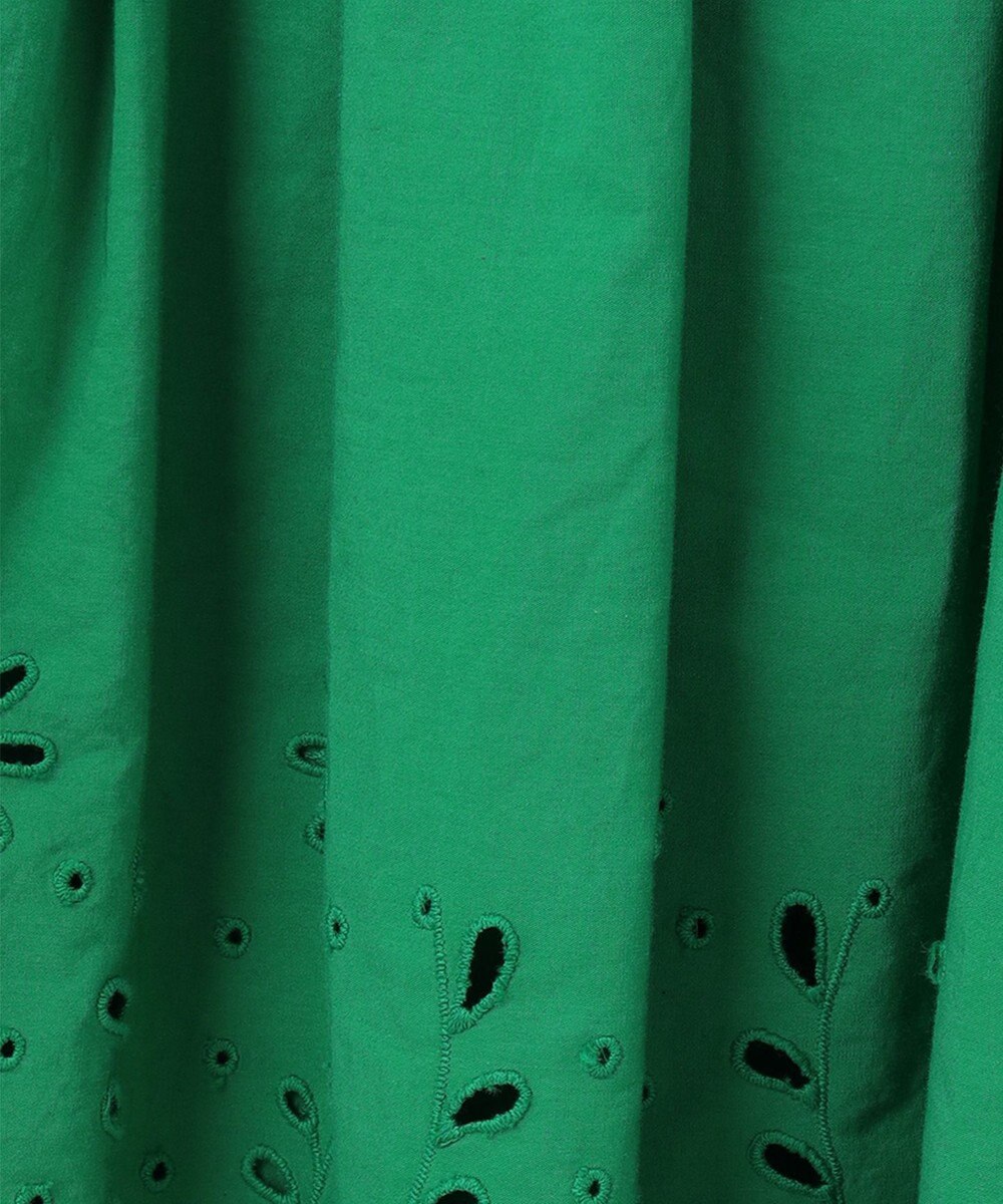 23区 【SLOW/一部店舗限定】フラワーエンブロイダリー スカート 