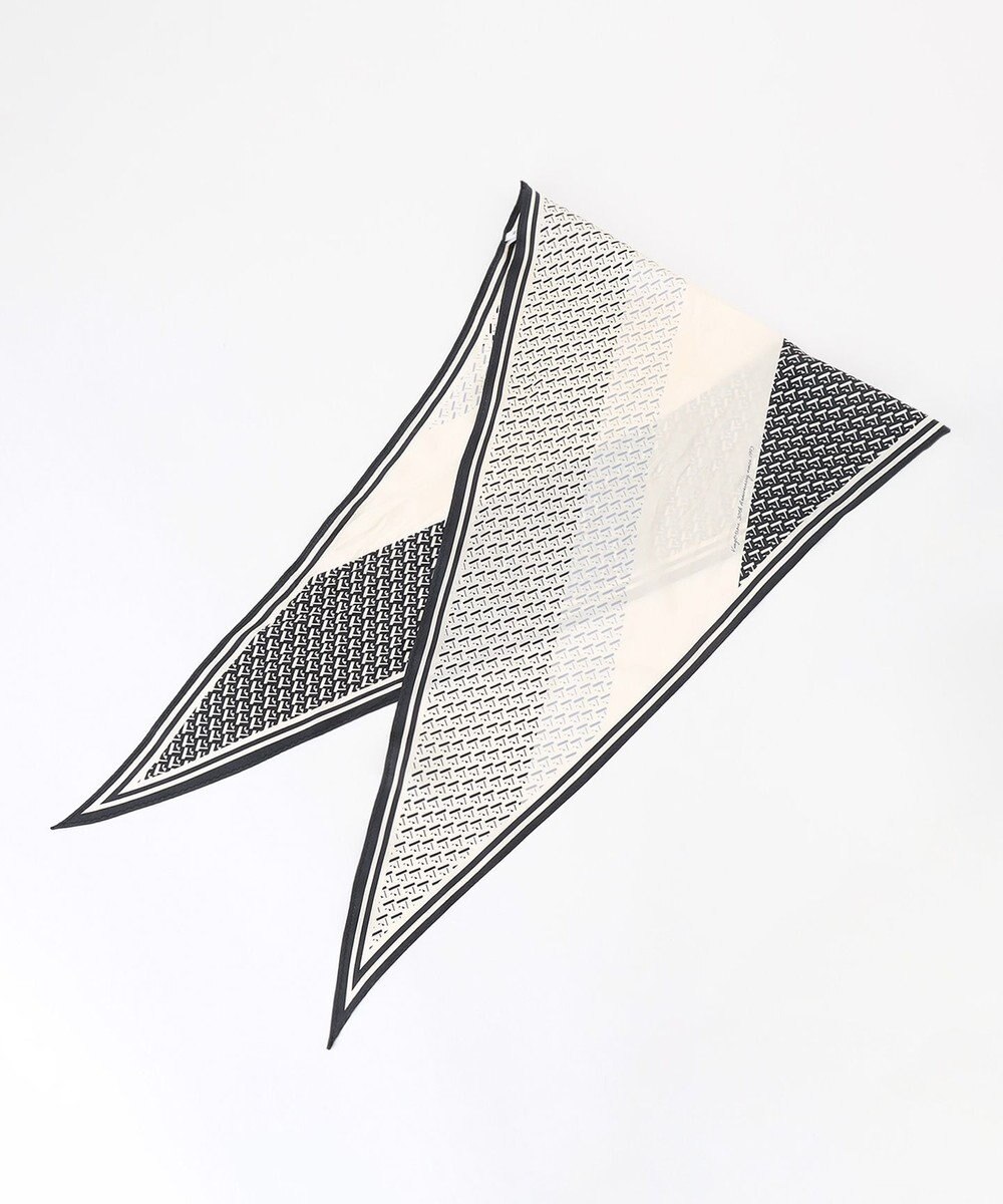 23区 【Oggi4月号掲載】ジオメトリック柄 ダイヤスカーフ 