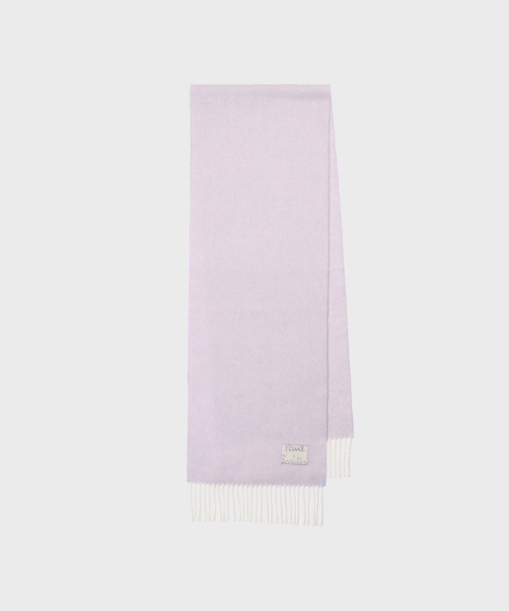 Paul Smith Cropped Logo カシミヤブレンド マフラー 