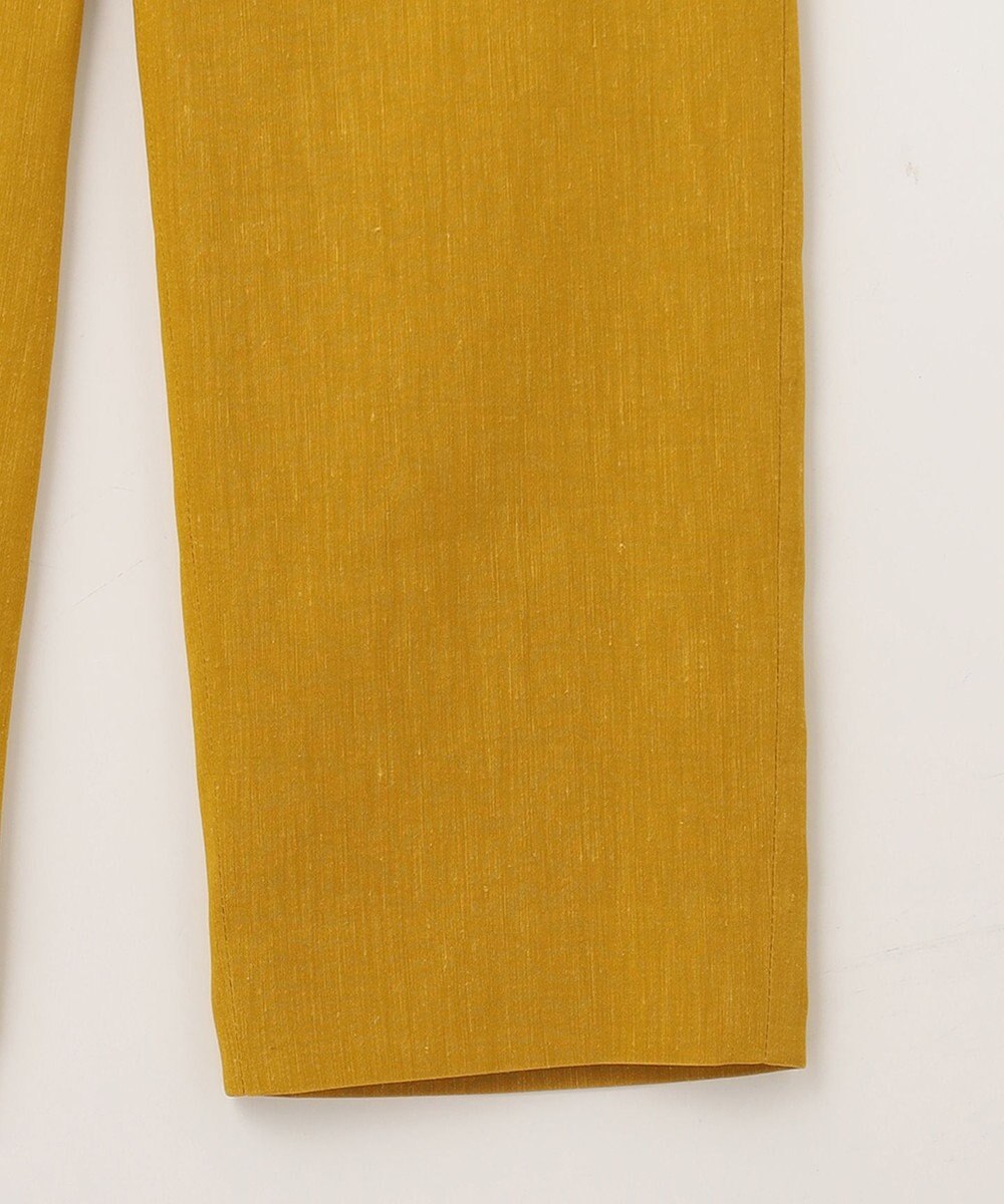 23区 【洗える】リネンレーヨンストレッチ テーパードパンツ 