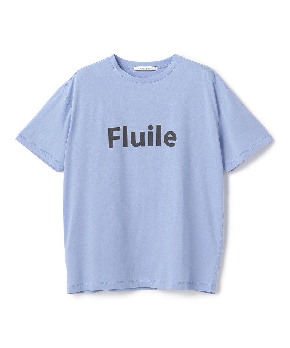 BEIGE， STELLERITE / コットンロゴTシャツ 