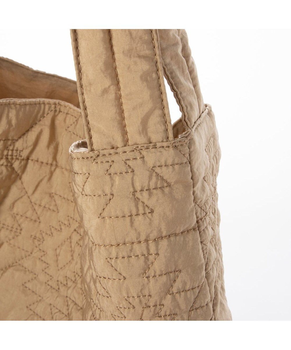 UNBILLION カシュカシュ cachecache / オルテガ柄キルト肩入れトートバッグ 