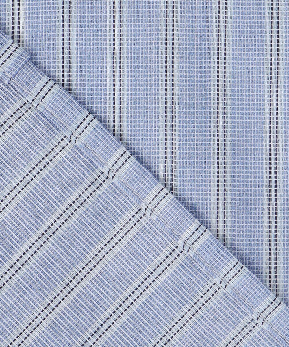 J.PRESS LADIES 【洗える】シアーピンストライプ ブラウスライク カットソー 