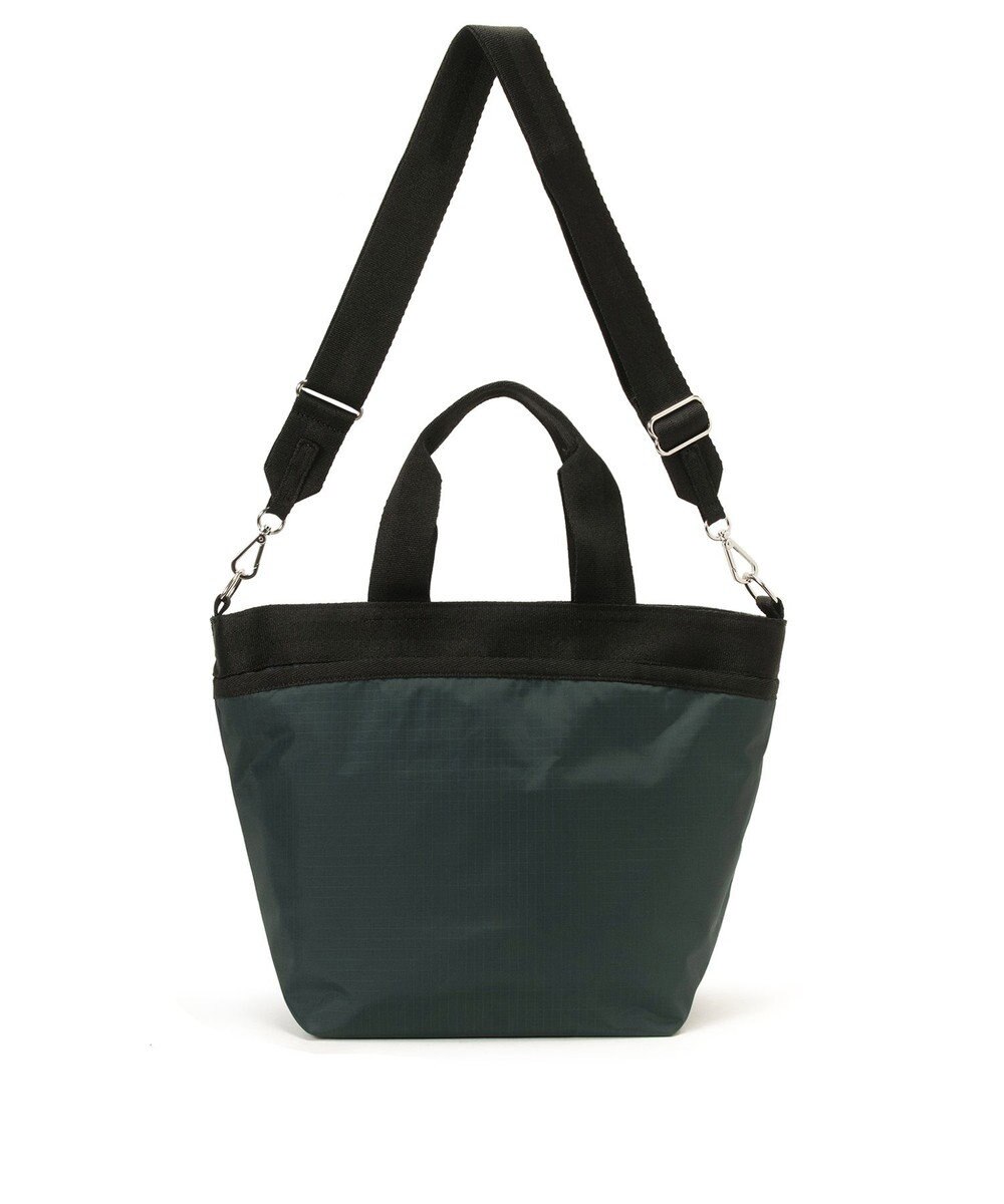 LeSportsac BUCKET TOTE/ミッドナイトグリーン/ブラック 