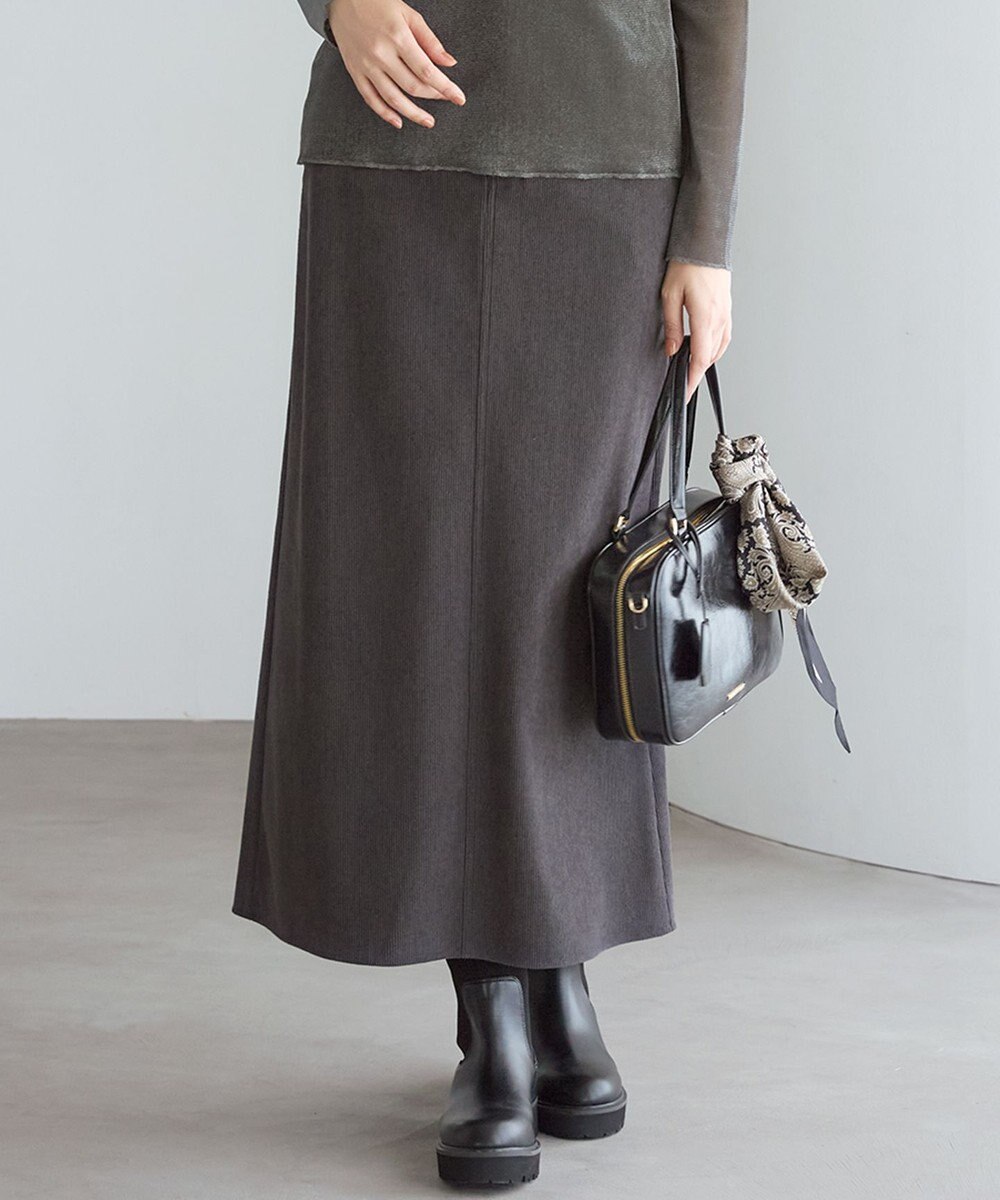 23区 S 【SLOW/一部店舗限定】ソフトコーデュロイ マーメイド スカート 