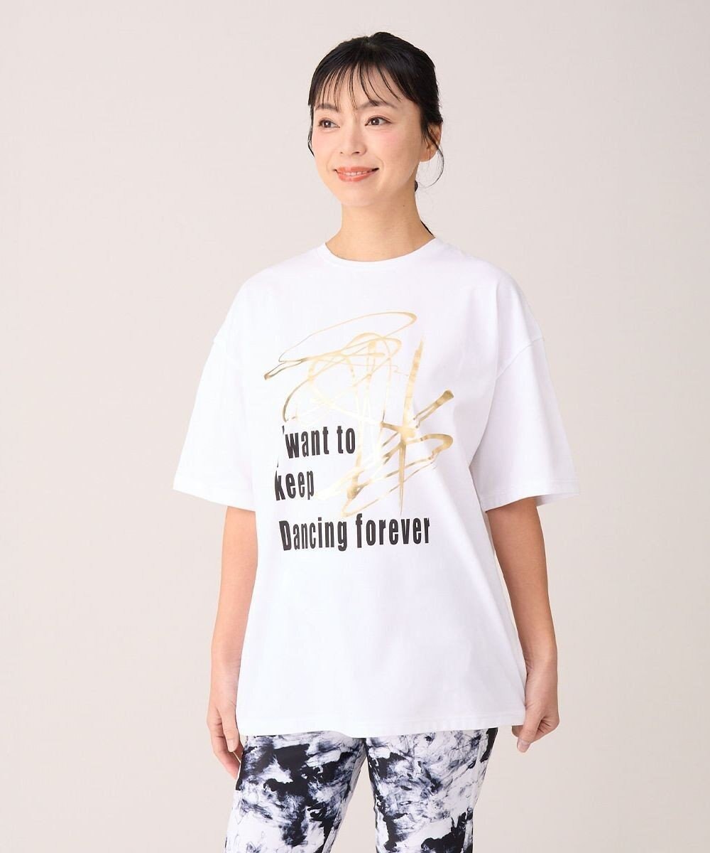 Chacott ダンスプリントオーバーＴシャツ 