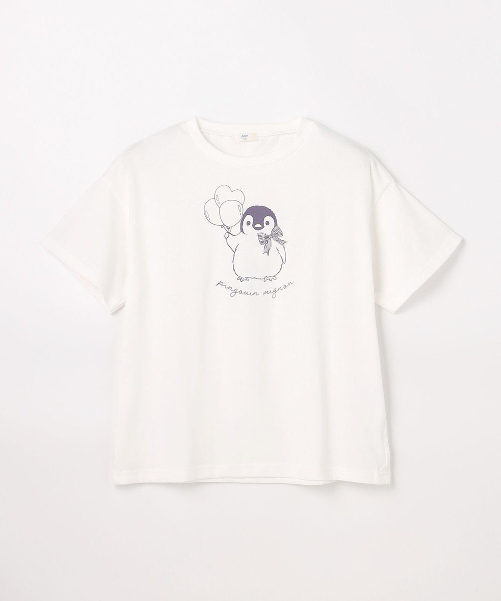 ANY KIDS 【綿100%/接触冷感】ひんやり オーバーサイズ アニマルTシャツ 