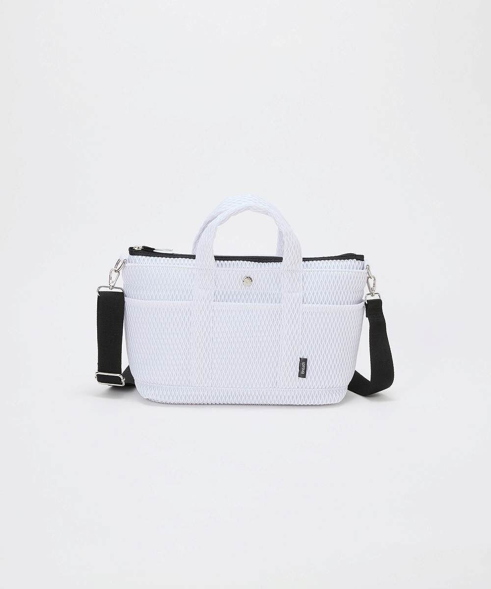 TOPKAPI 【Breath TOPKAPI】ポリメッシュ ショルダー付き トートバッグ 