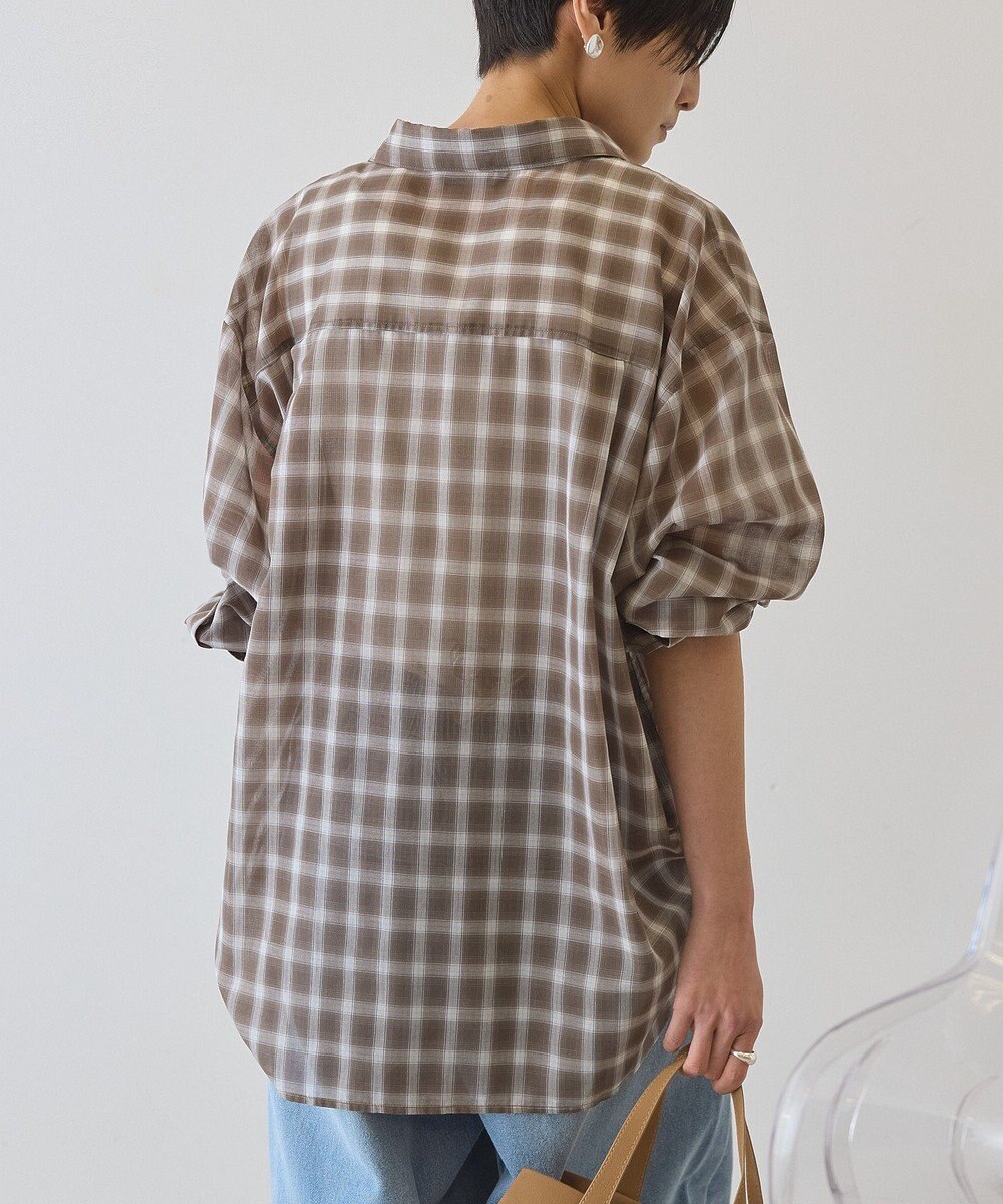 AMERICAN HOLIC シアーチェックシャツ 