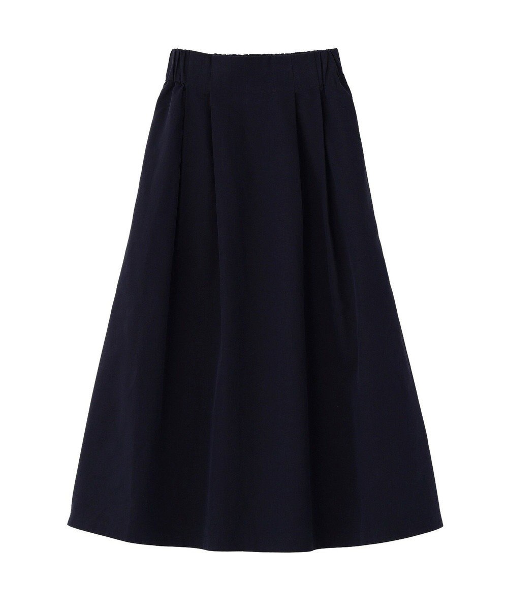 Green Parks 綿混やわらかタッチタックスカート 